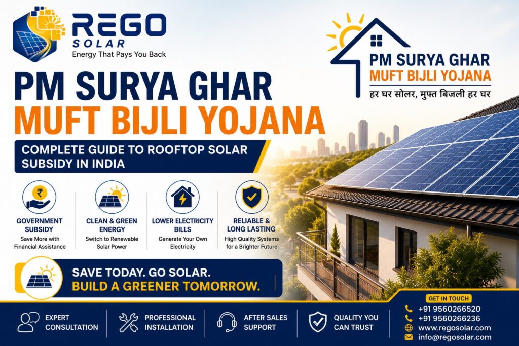 PM Surya Ghar Muft Bijli Yojana: Complete Guide to Rooftop Solar Subsidy in India